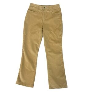 Royal Robbins Corduroy High Rise Bootcut Pants Stretch Boho Travel Khaki